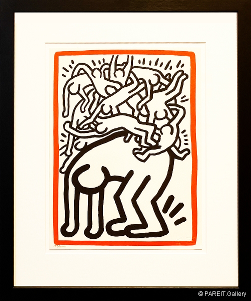HARING Keith - Fight Aids Worldwide